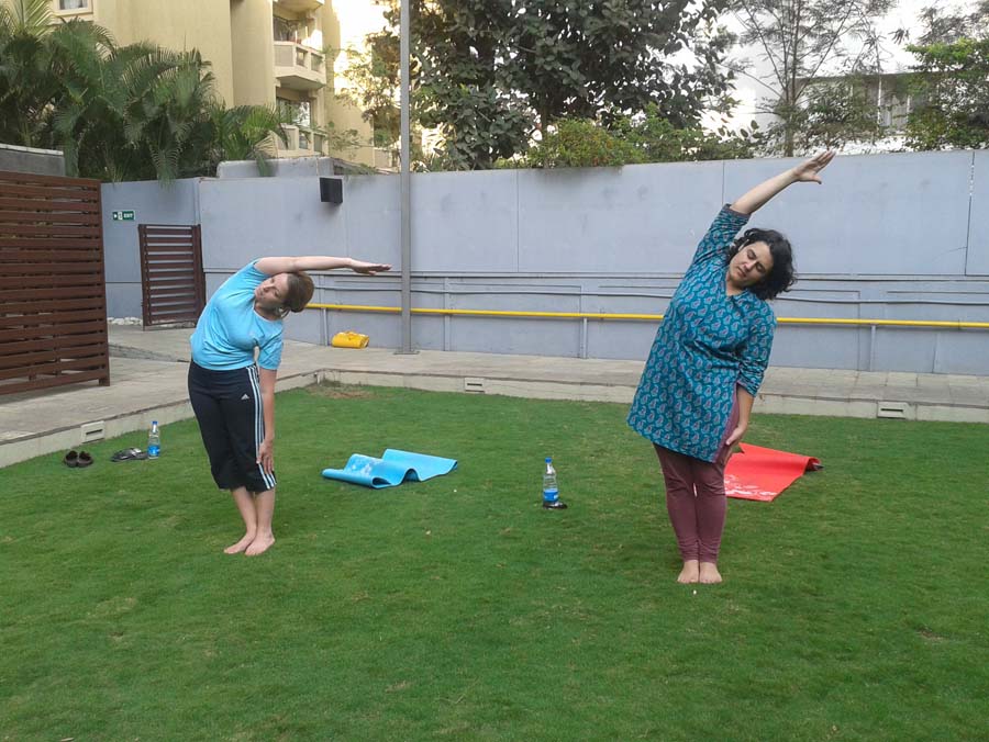 Meditation practice at Anahat Yoga Pune